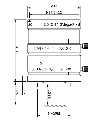 Объектив AZURE PHOTONICS для камеры