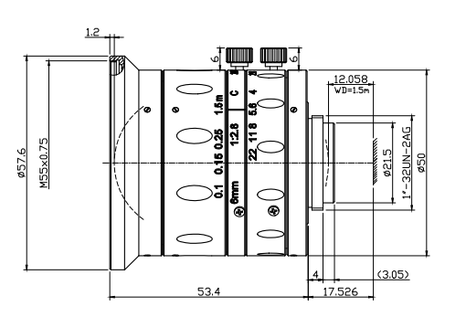Объектив AZURE PHOTONICS для камеры