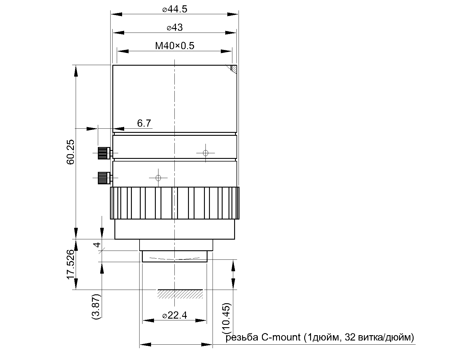 Объектив AZURE PHOTONICS для камеры