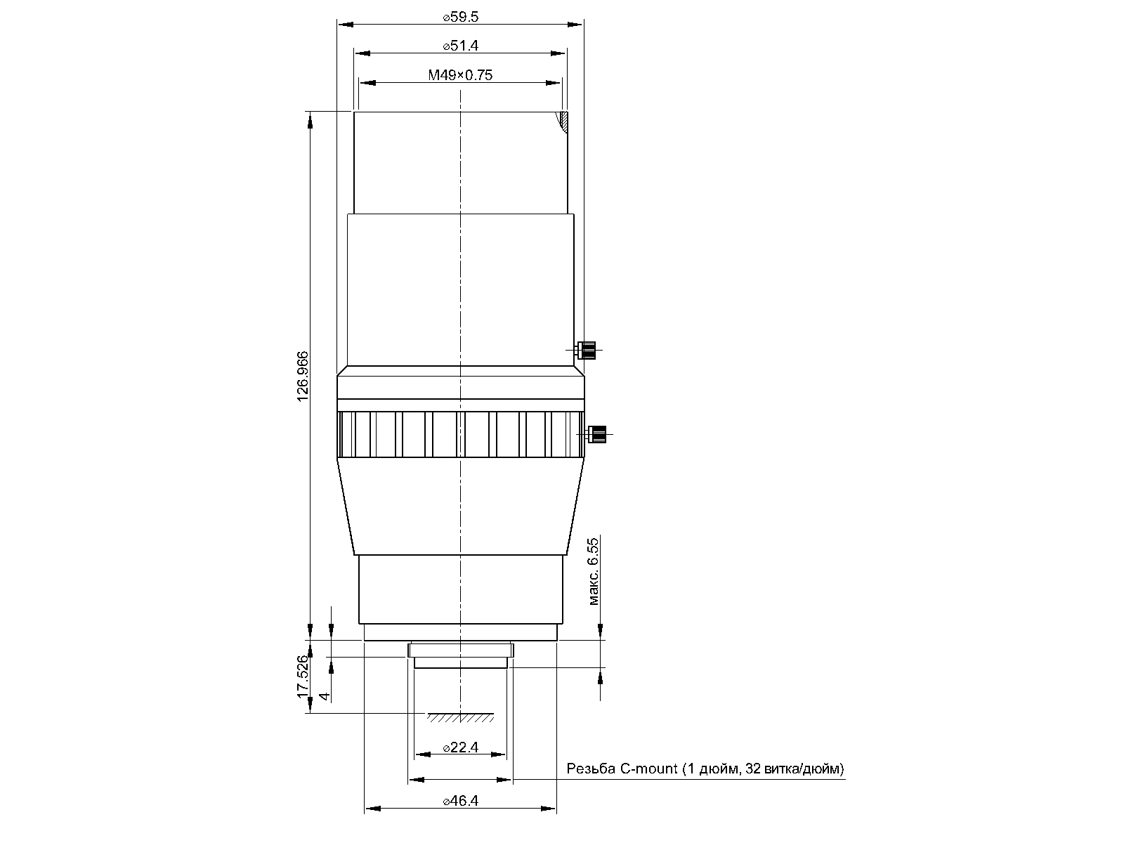 Объектив AZURE PHOTONICS для камеры