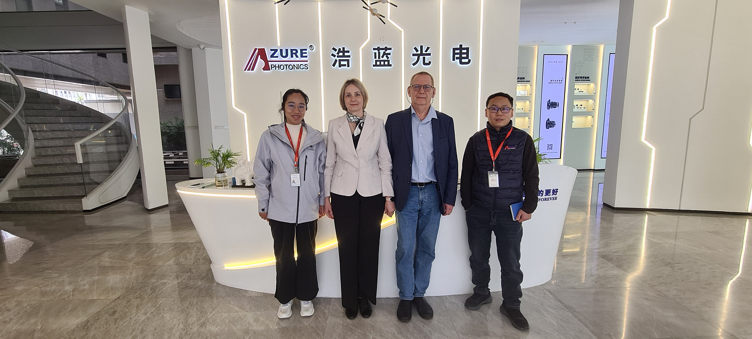 Посещение офиса компании AZURE Photonics в Фуджоу